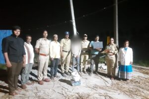 ಹೊಸಪೇಟೆ ಗ್ರಾಮೀಣ ಠಾಣೆ  ಪೊಲೀಸರ ಕಾರ್ಯಚಾರಣೆ, ಗಾಂಜಾ ಮಾರಾಟ ಮಾಡುತ್ತಿದ್ದ ವ್ಯಕ್ತಿಯನ್ನು ಬಂದನ,